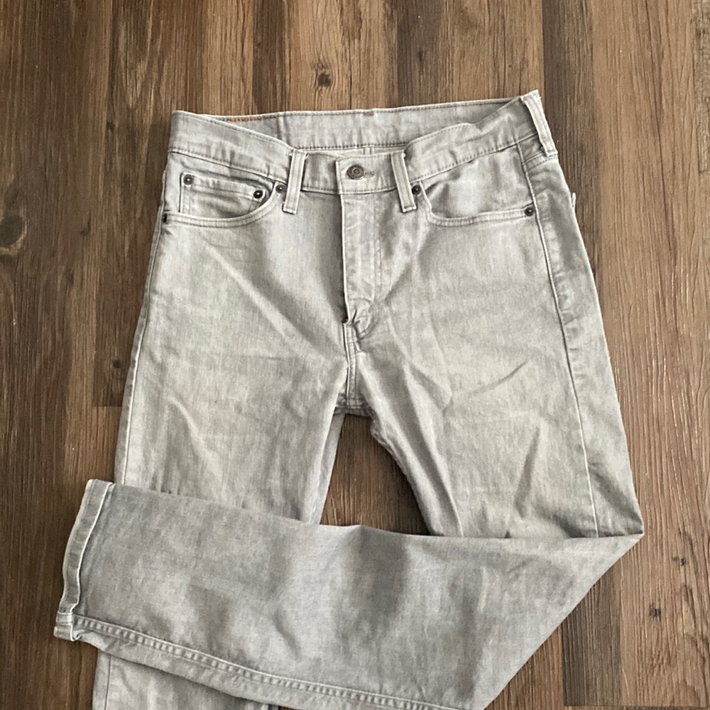 Levi’s Gray wash 510’s.